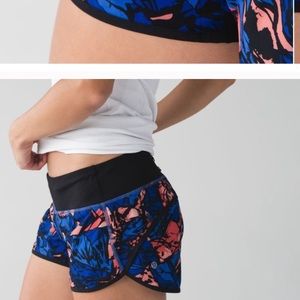 Lululemon speed short, size 10, paint storm